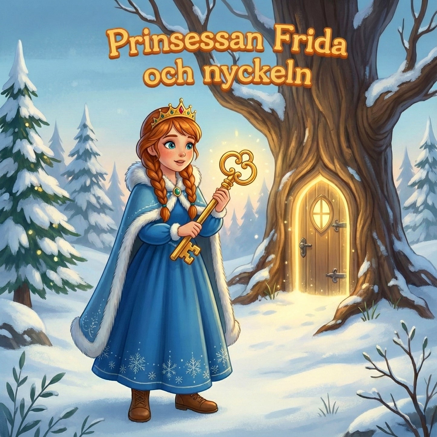 Prinsessan Frida och nyckeln - med engelska