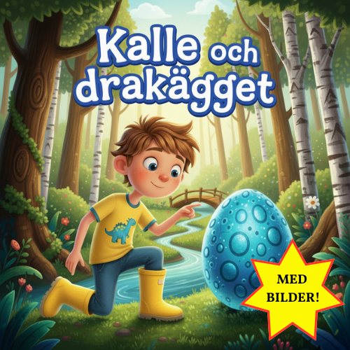Kalle och drakägget + Bilder och text