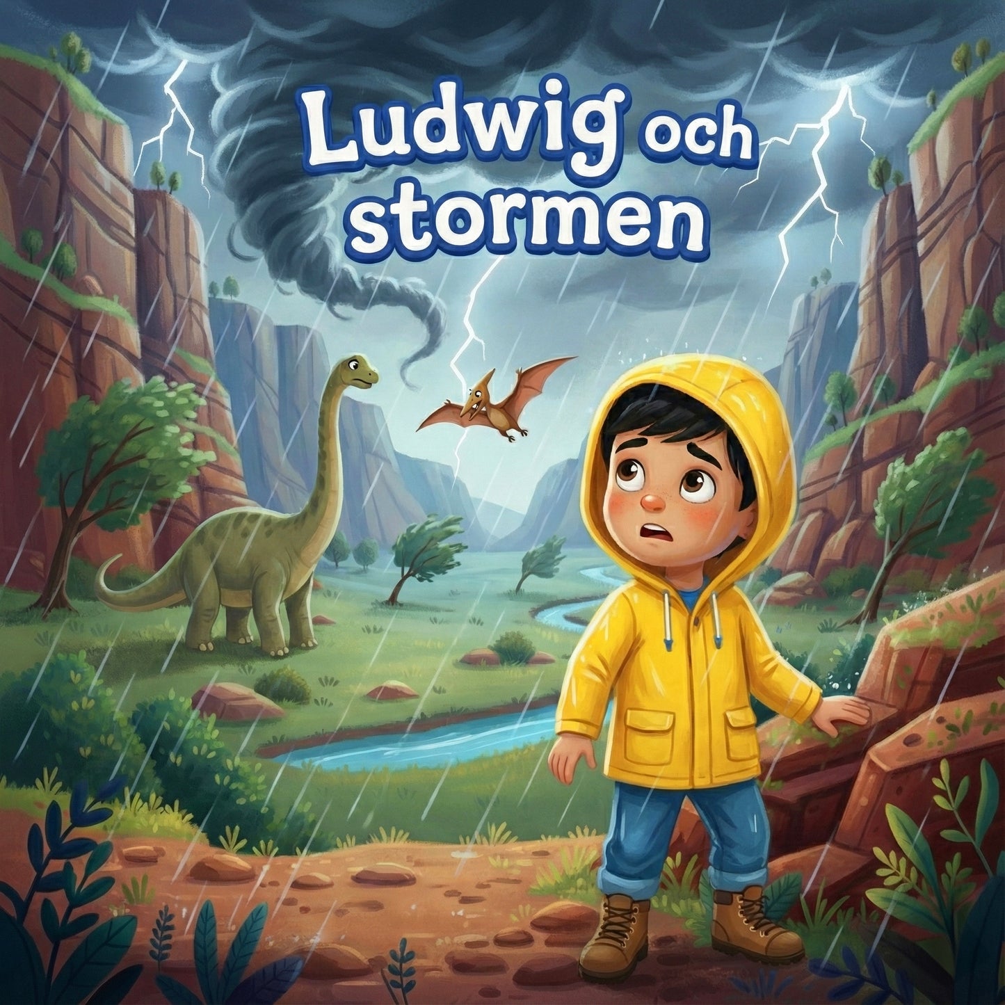 Ludwig och stormen - med engelska