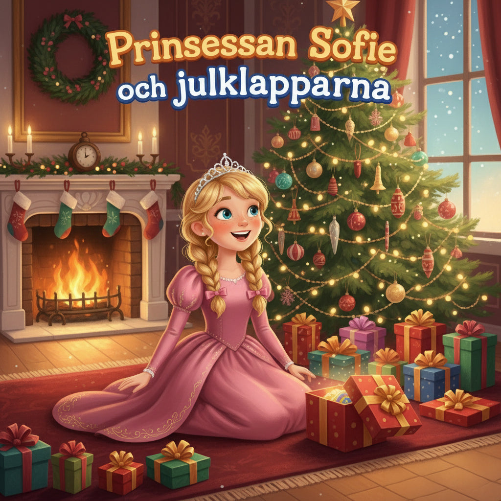 Prinsessan Sofie och julklapparna - med engelska