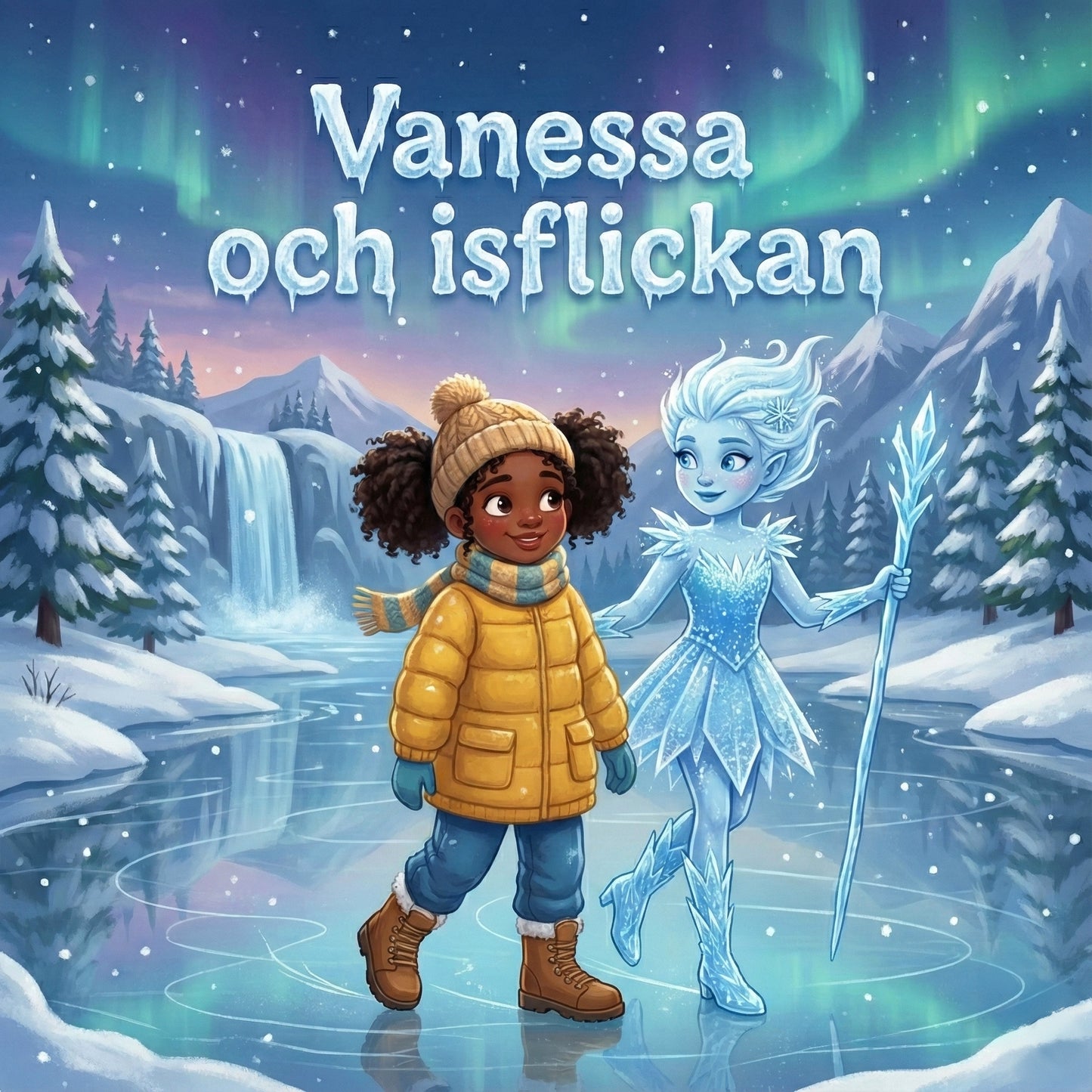 Vanessa och isflickan - med engelska
