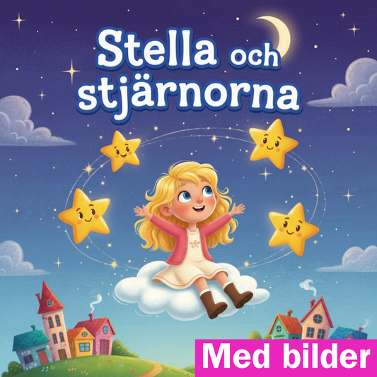 Stella och stjärnorna - med bilder och engelska