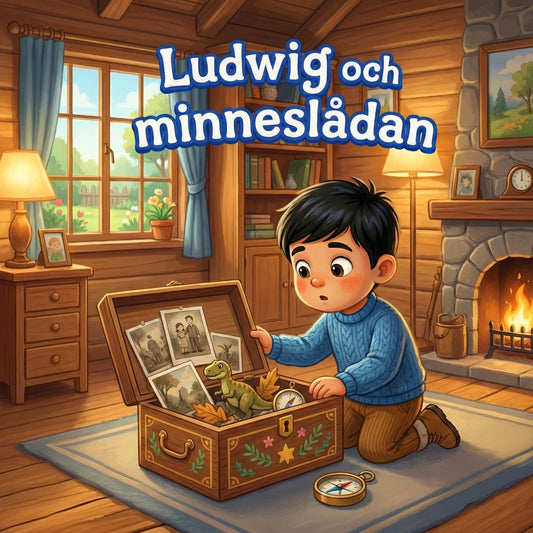 Ludwig och minneslådan - med engelska